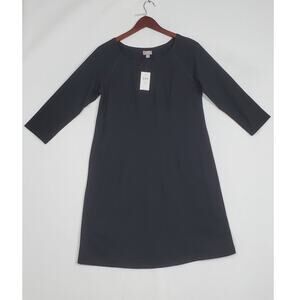 J. Jill Black Stylish Multi-seamed Dress Size PETITE Small **NEW, WITH TAGS**